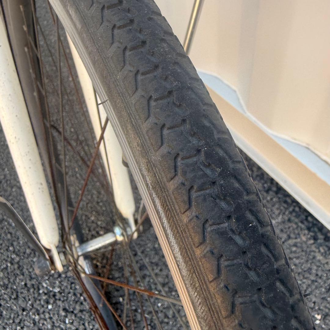 【都内/千葉引取】ブリヂストン製自転車 27インチ カゴ/鍵/6段変速付