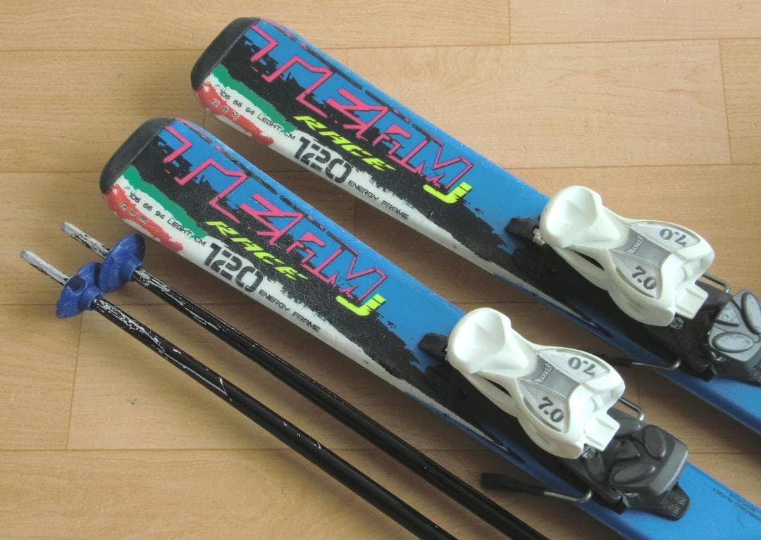 ■送料無料■ノルディカ＋Hart■子供用スキーセット■板120靴22■WAX済■