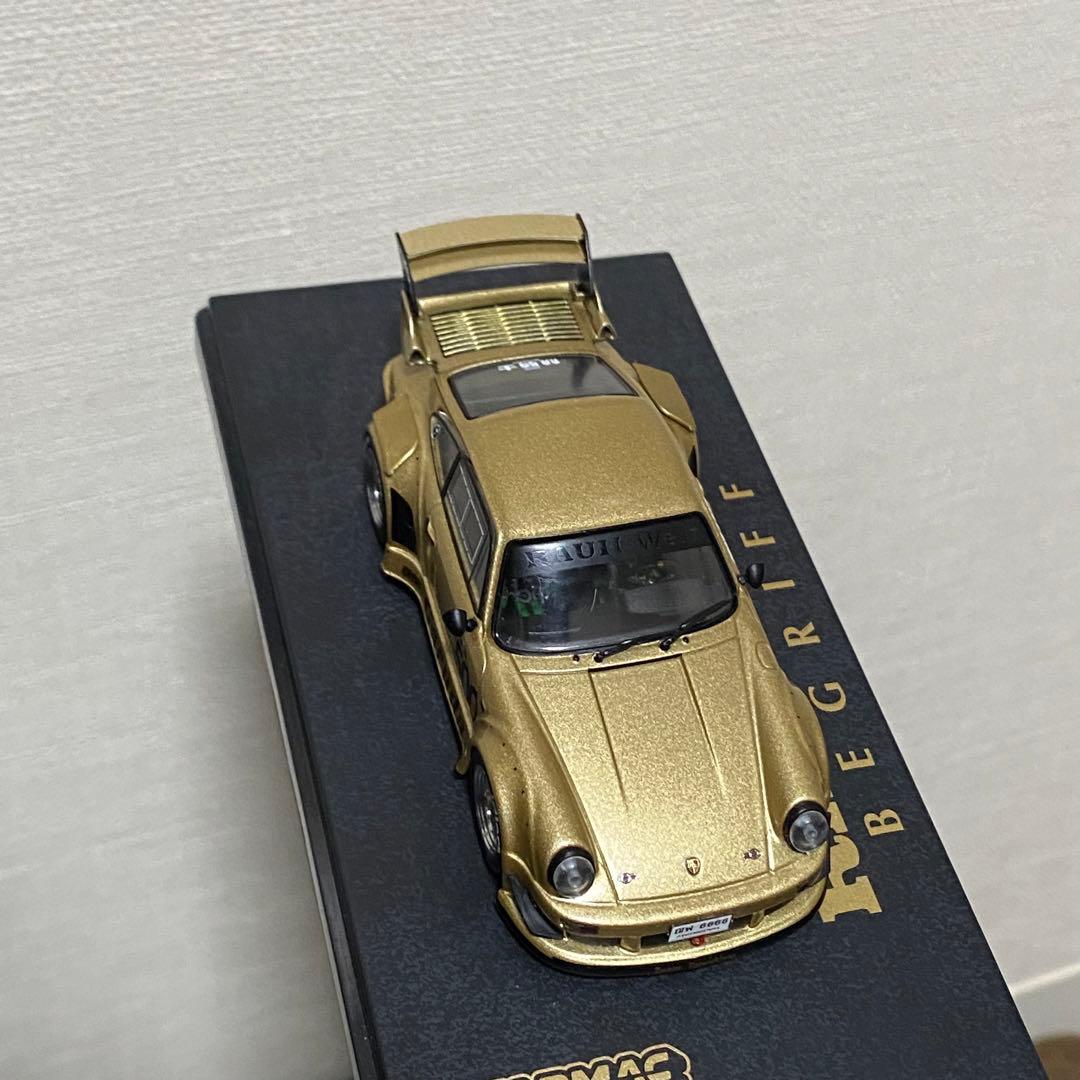 Tarmac Works 1/43 ポルシェ911 930 RWB ゴールド