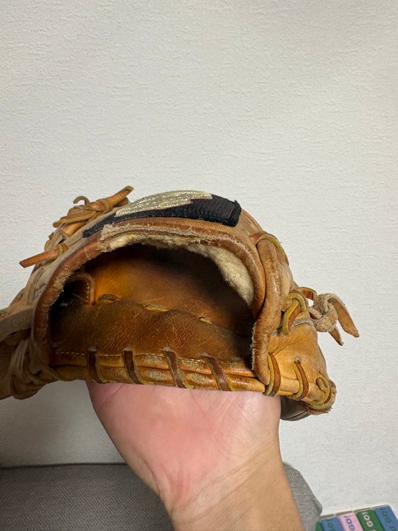 左用硬式野球グローブ