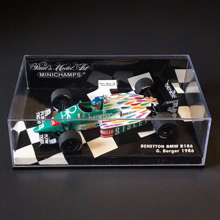 1986 Benetton B186  #20 G.Berger（AUT）