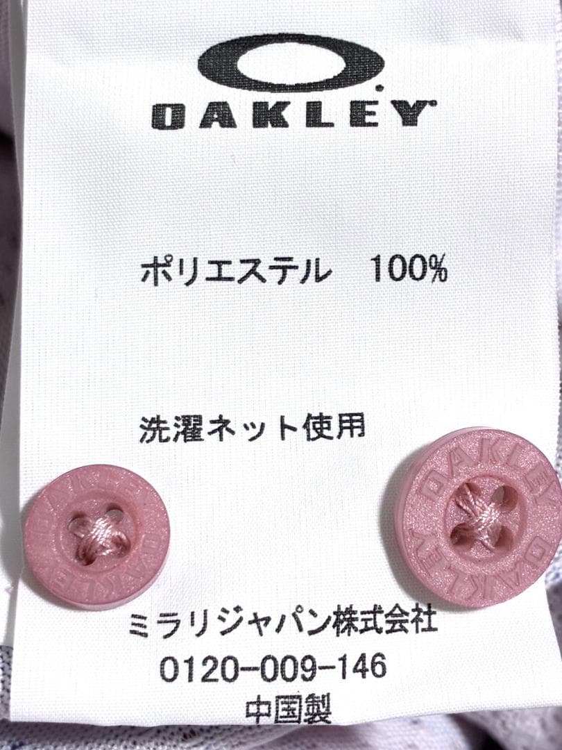 【早い者勝ち❣️】新品 オークリー スカル メンズ 半袖 ポロシャツ L 総柄