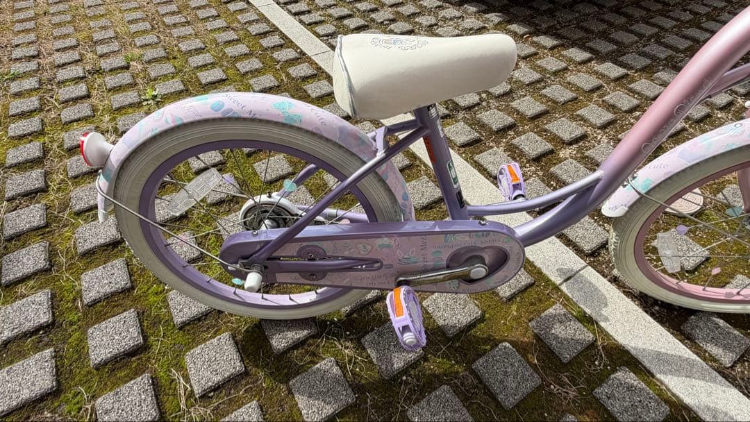 【極美品】メゾピアノ 自転車 18インチ 補助輪付き（2023年購入）