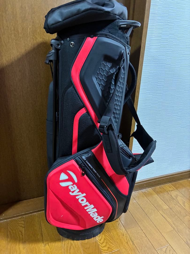 TaylorMade Stealth キャディバッグ 赤黒