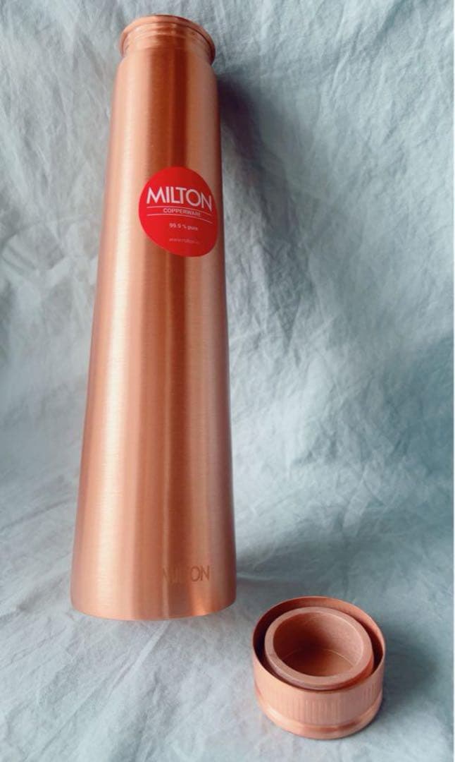 新品❗️大人気ミルトン製　純銅ウォーターボトル1000ml 殺菌効果