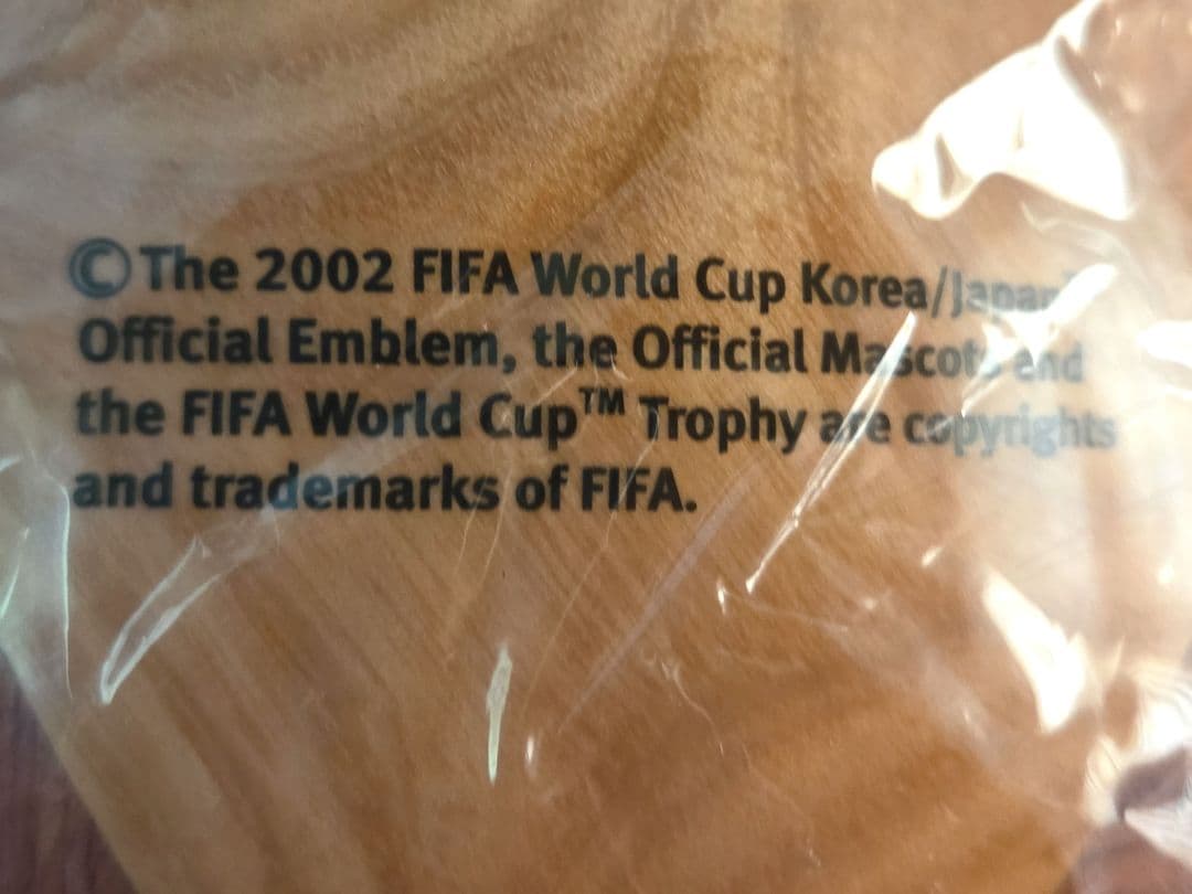 2002 FIFA World Cup 公式木製サッカーボール　激レア　新品
