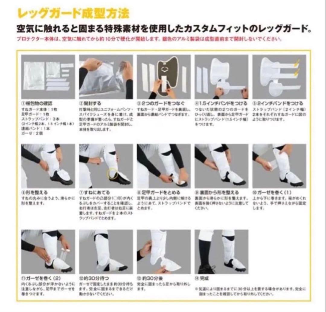 【新品】エボシールド(EVOSHIELD) レッグガード WTV12JP 右打ち