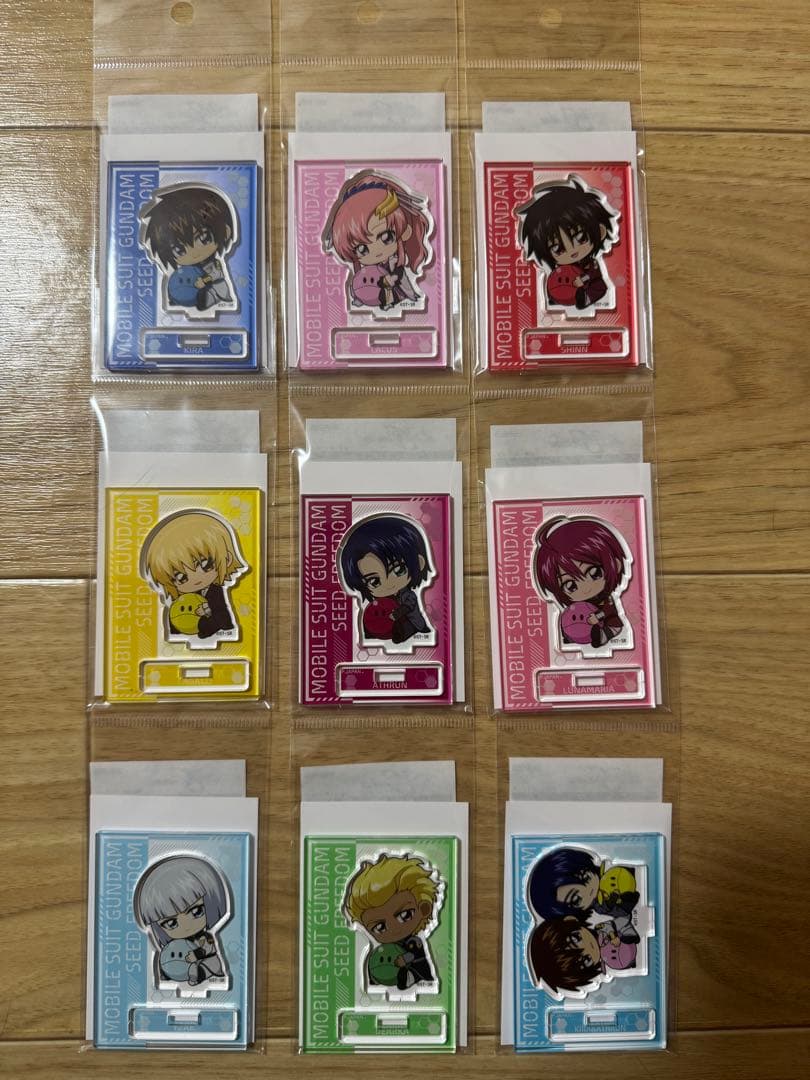 機動戦士ガンダムseedfreedom ぎゅぎゅっとミニスタ 全9種コンプ品