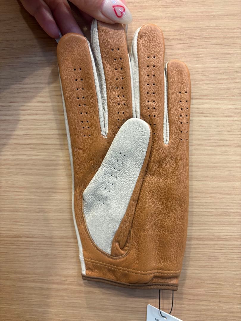 CPG GOLF ゴルフグローブ サイズ23 クリーム