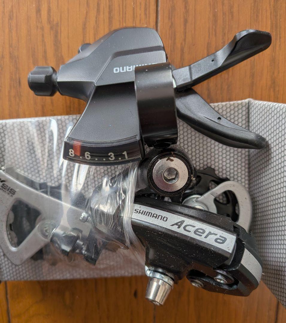 シマノ　Acera　8速　コンポーネントほぼ未使用品