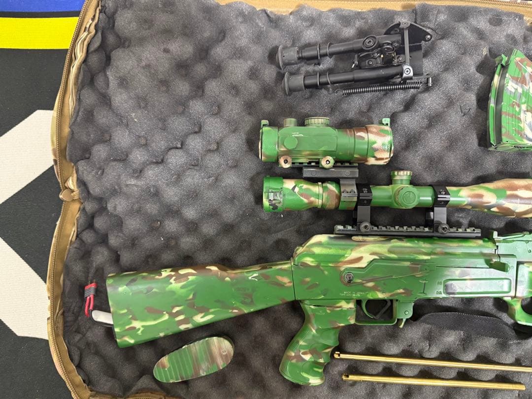 ak47 ヴェータ　スペツナズ　スナイパー仕様　スコープ、リポバッテリー付