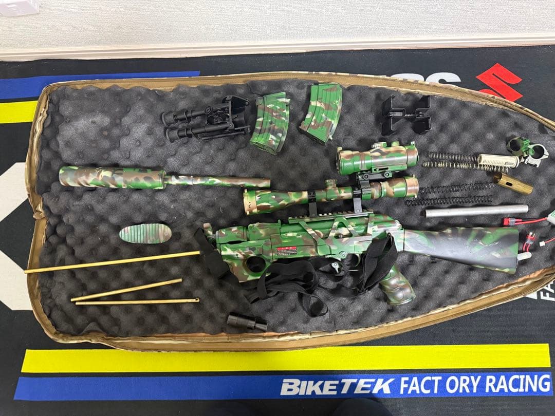 ak47 ヴェータ　スペツナズ　スナイパー仕様　スコープ、リポバッテリー付