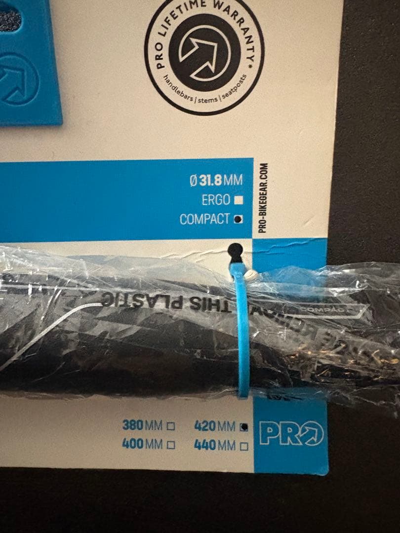 SHIMANO Pro LTドロップハンドル　コンパクト　420mm