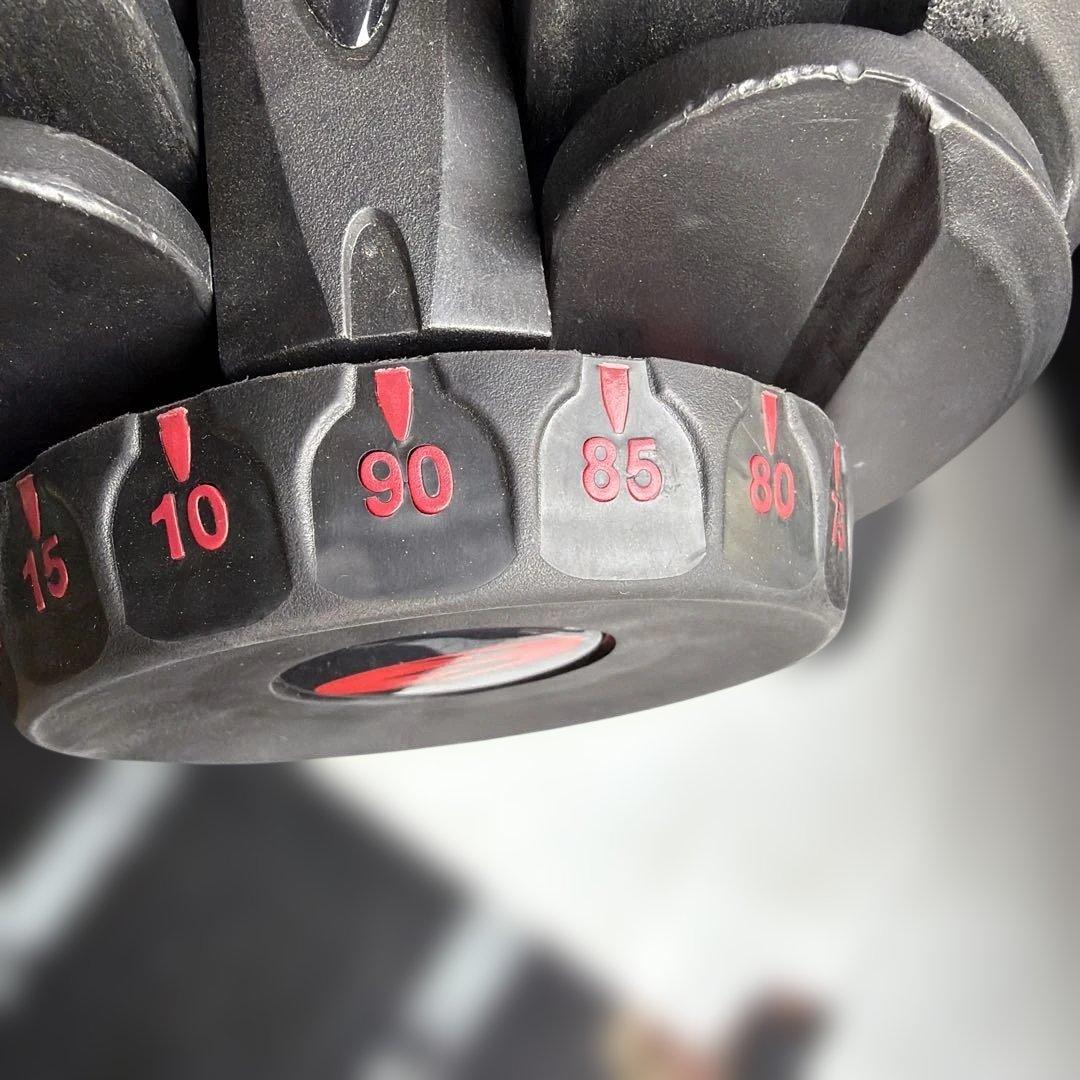 Bowflex 1090 可変式ダンベル 41kg×2台 台座付 引取限定
