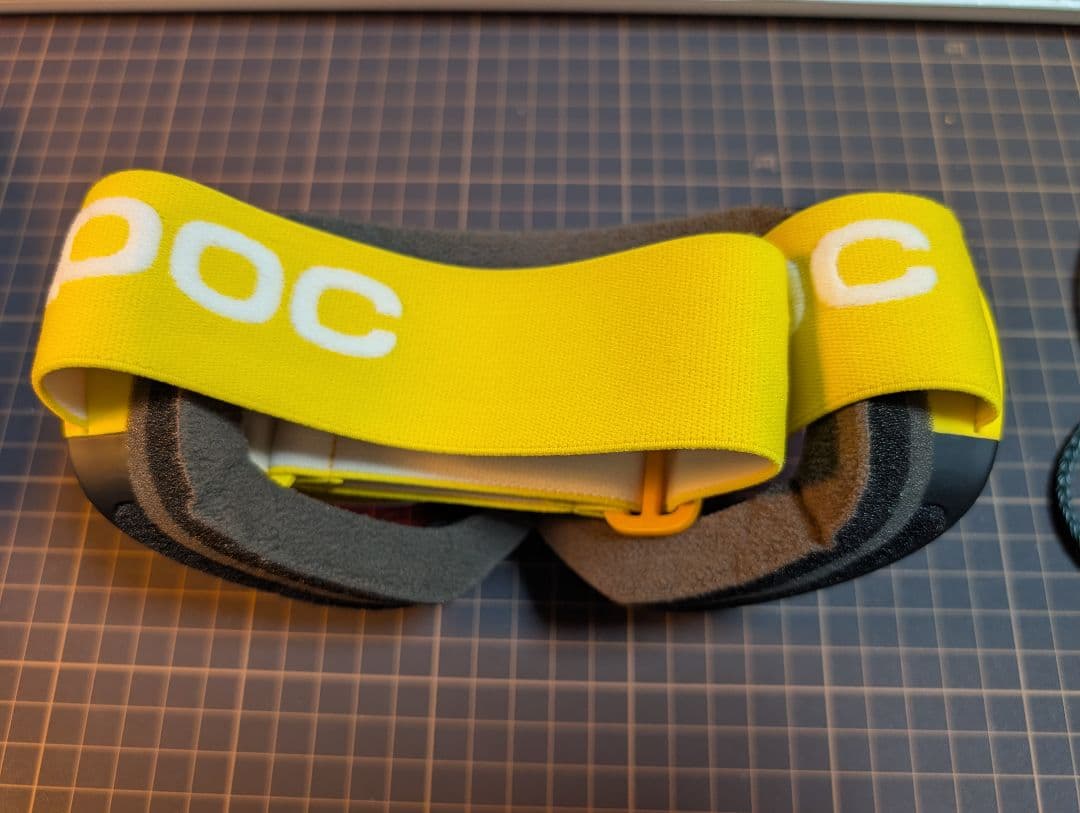 POC FOVEA CLARITY COMP イエロー スペアレンズ付き
