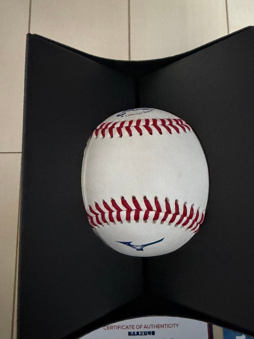 ホ*ン様 npb 統一試合球 エスコン 使用球 4/22 ファイターズ ユーズド