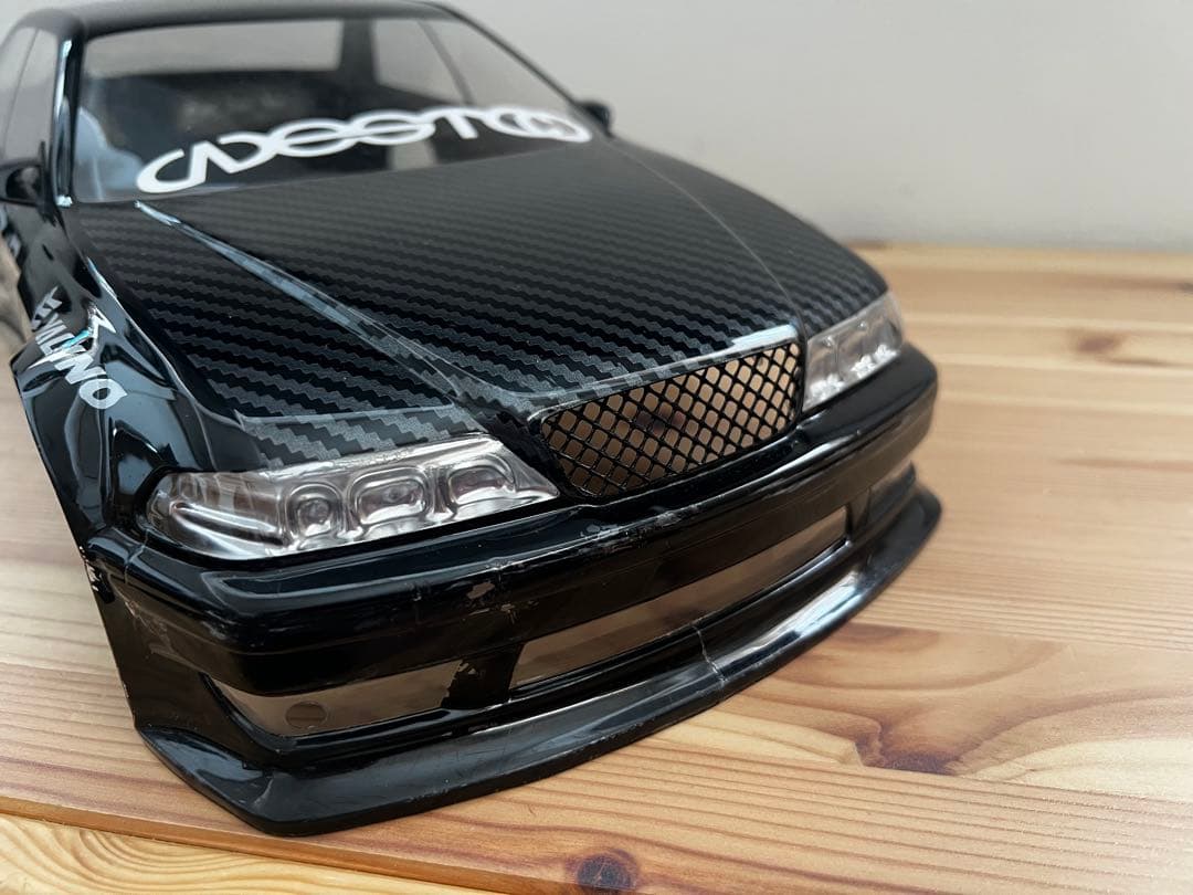ドリフトカー ブラック カーボン調　マークII