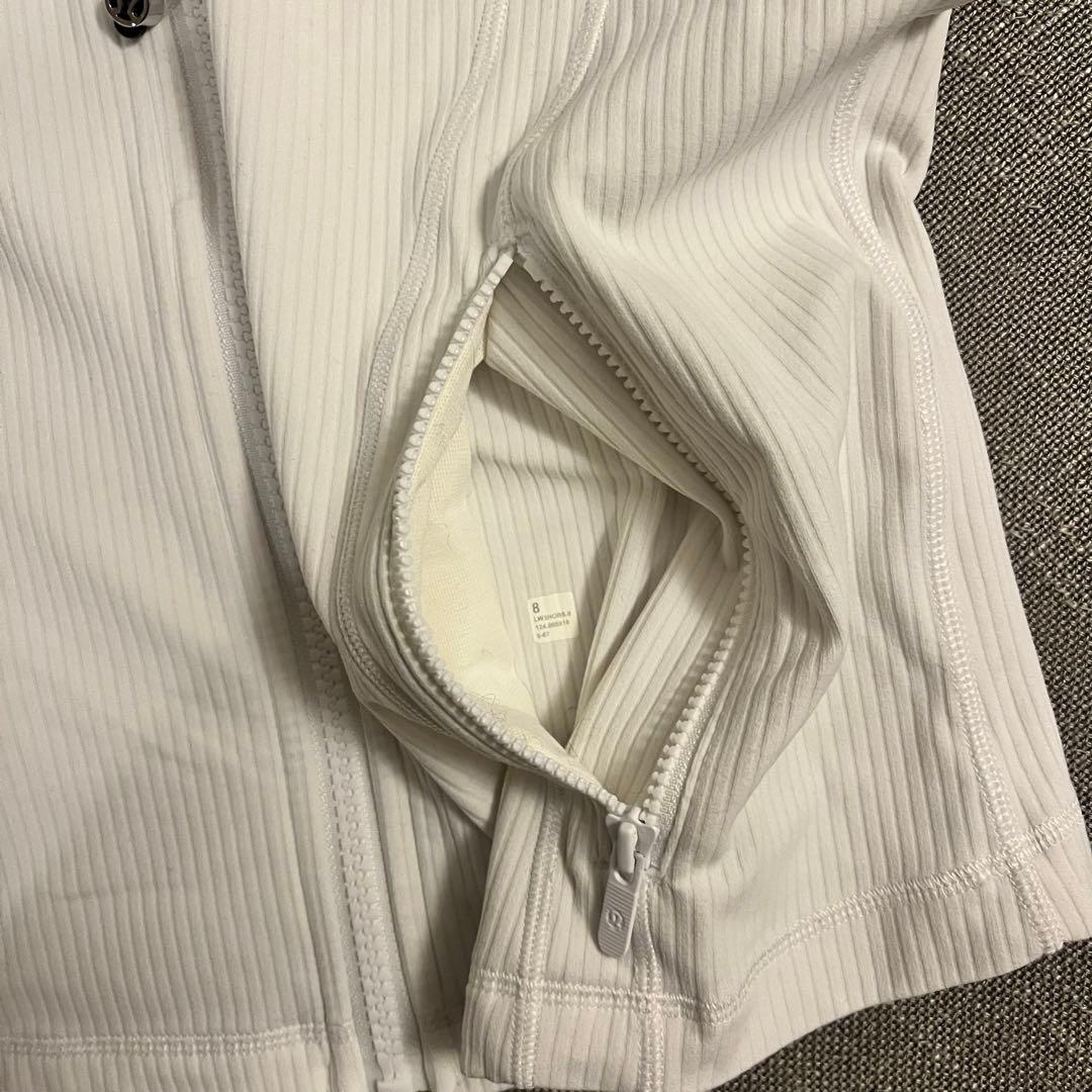Lululemon ribbed define jacket Nulu サイズ8