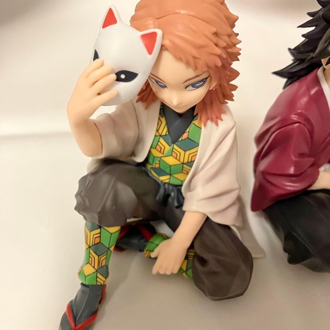 鬼滅の刃 フィギュア 冨岡義勇&錆兎 ふめつのきずな 一番くじ