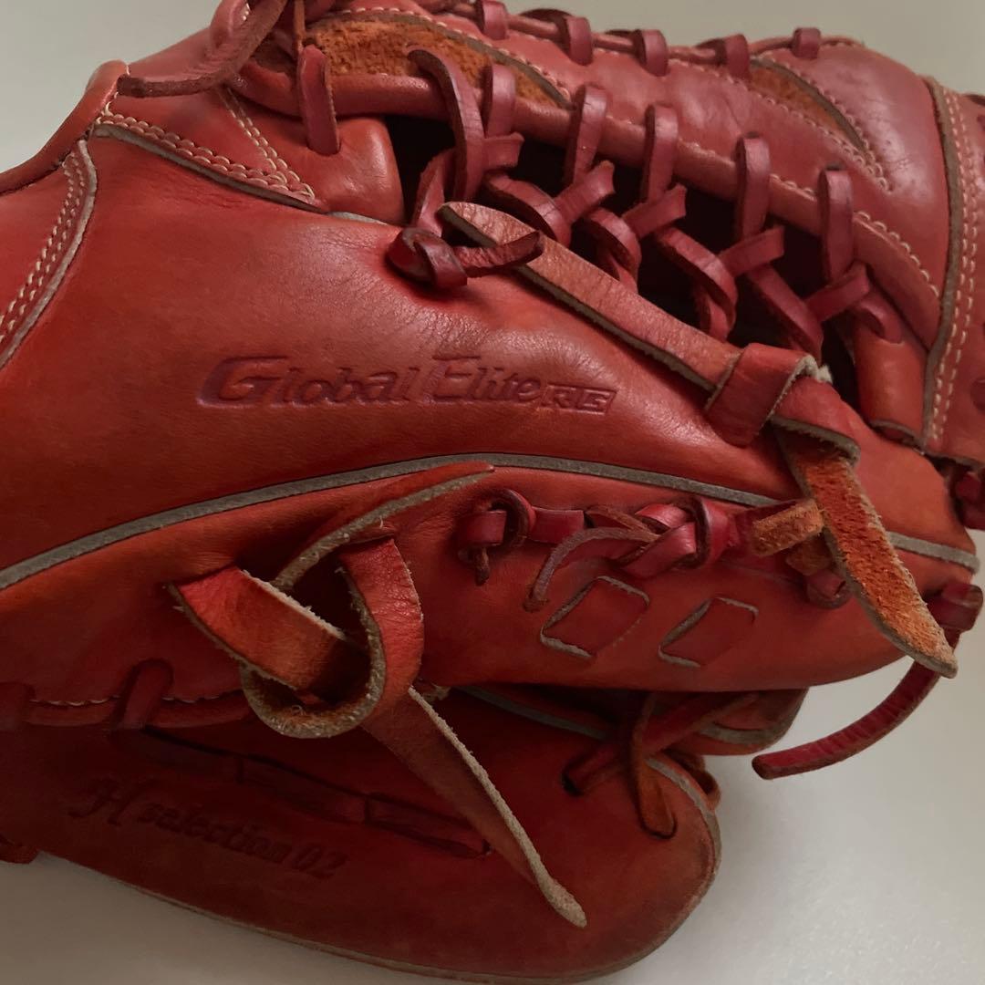 ミズノ少年軟式グローブグローバルエリートHセレクション02RG 爽香守クリーナー