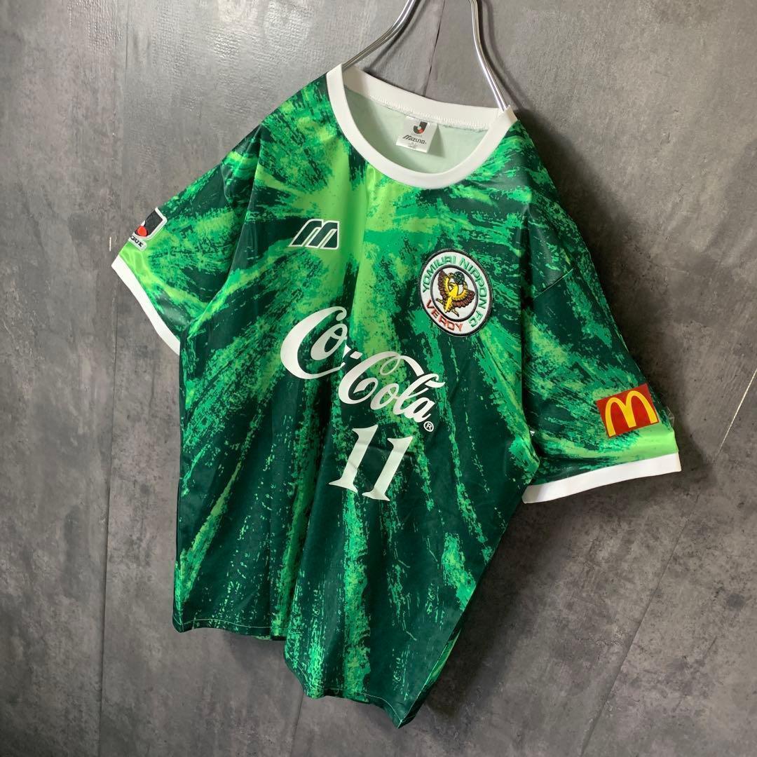 【★三浦カズ】 古着 サッカー 東京ヴェルディ 90s レトロ ユニフォーム L