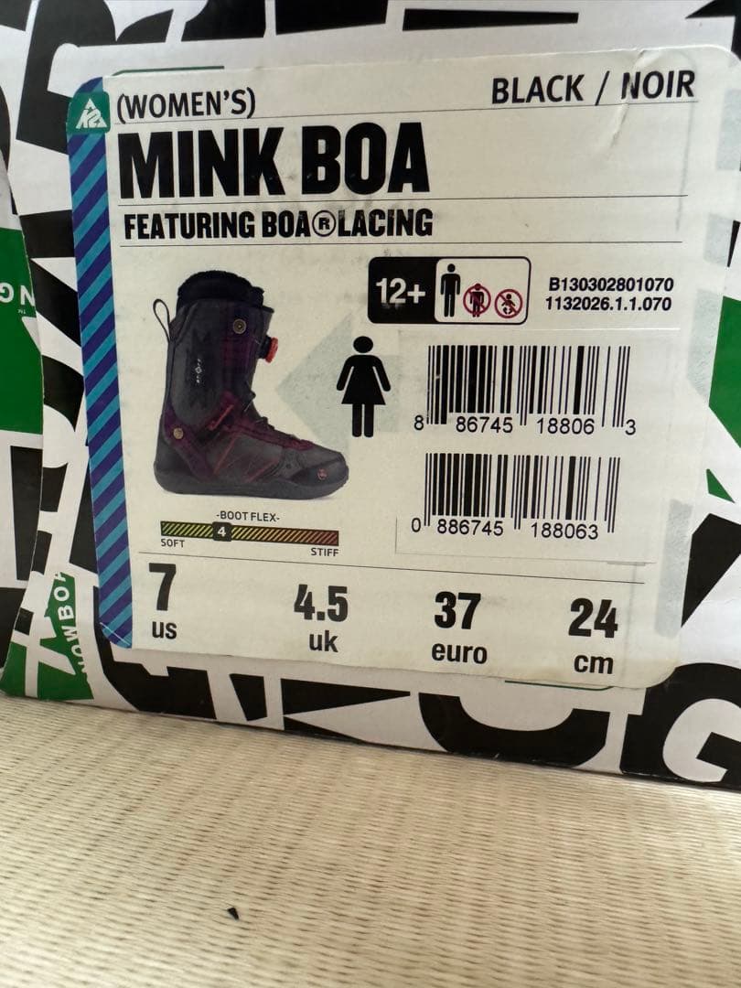 スノーボード k2 BOARDING MINKBOA WOMEN'S