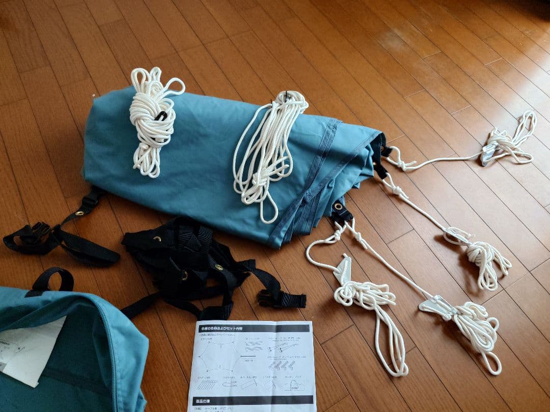 DOD ITSUKAのタープ（TC）本体 青