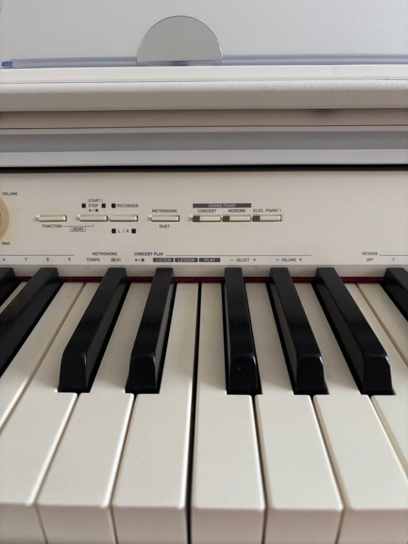 CASIO Privia 88鍵 ホワイト 電子ピアノ　椅子つき