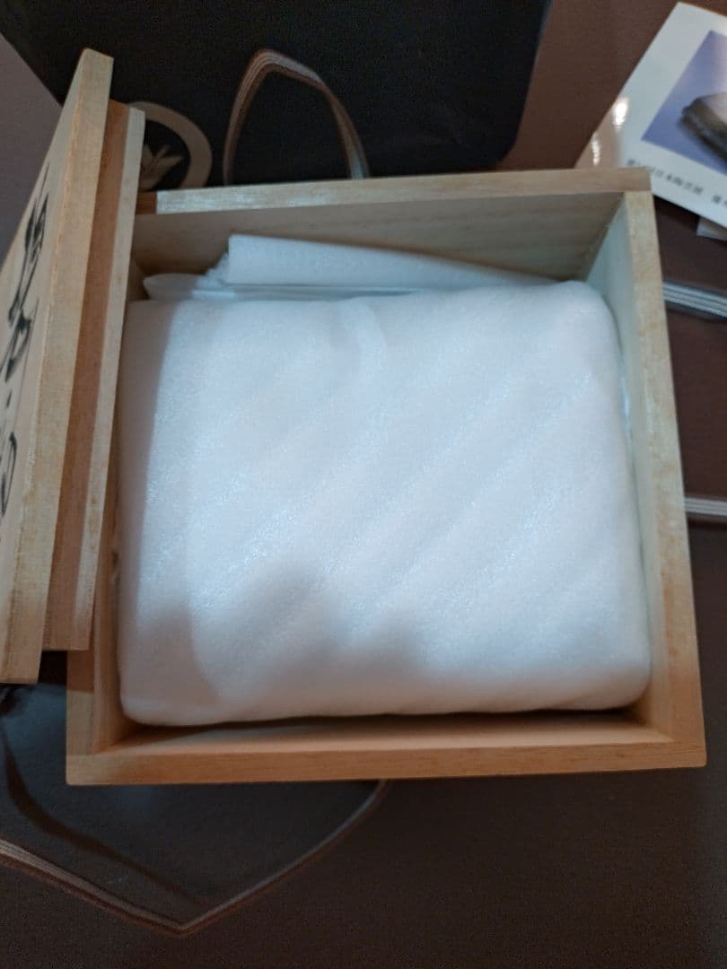 新品未使用　虎澤英雄　木箱サイン付武州飯能焼陶器の器第14回日本陶芸展受賞者作品