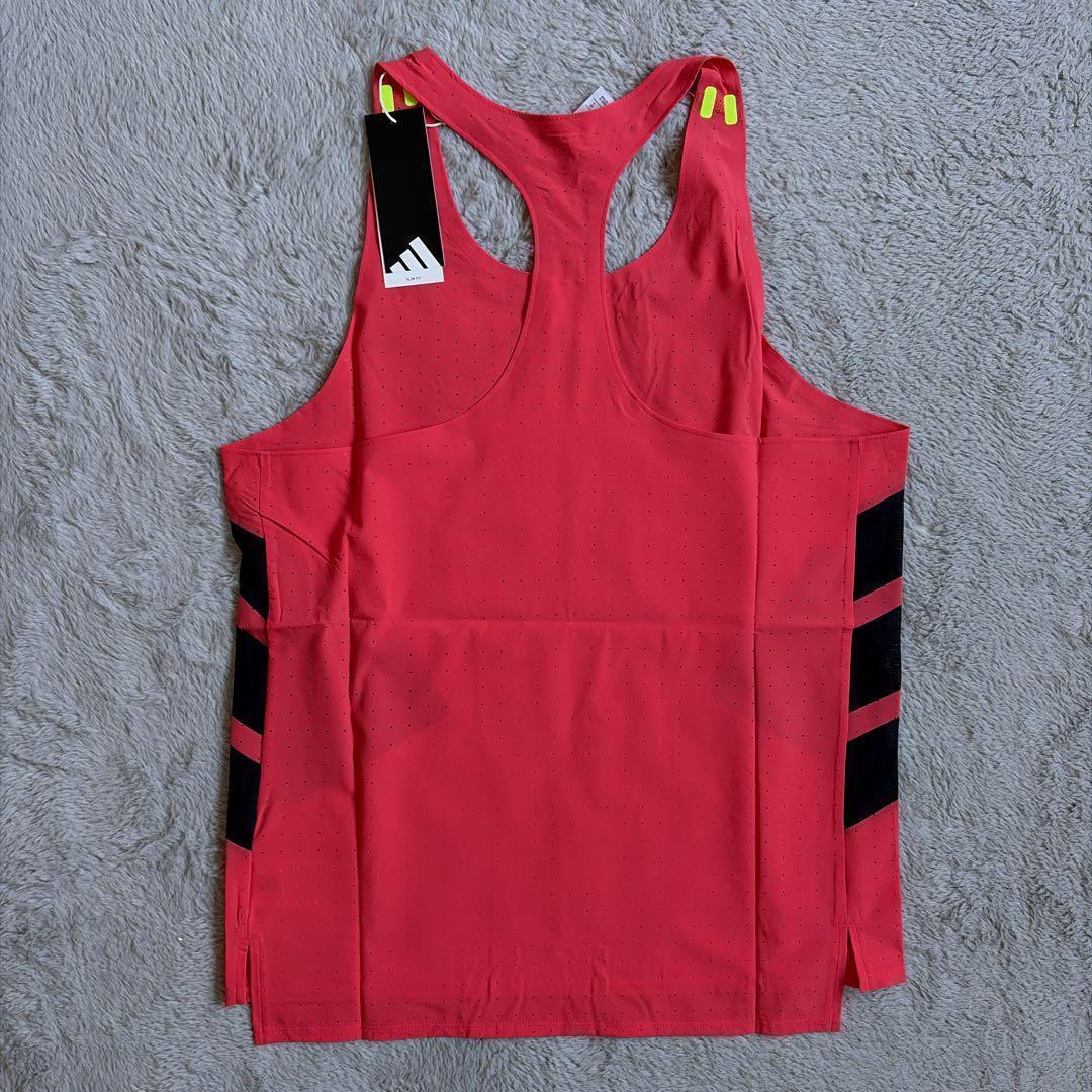 新品 アディダス アディゼロ Road to Records シングレット XS