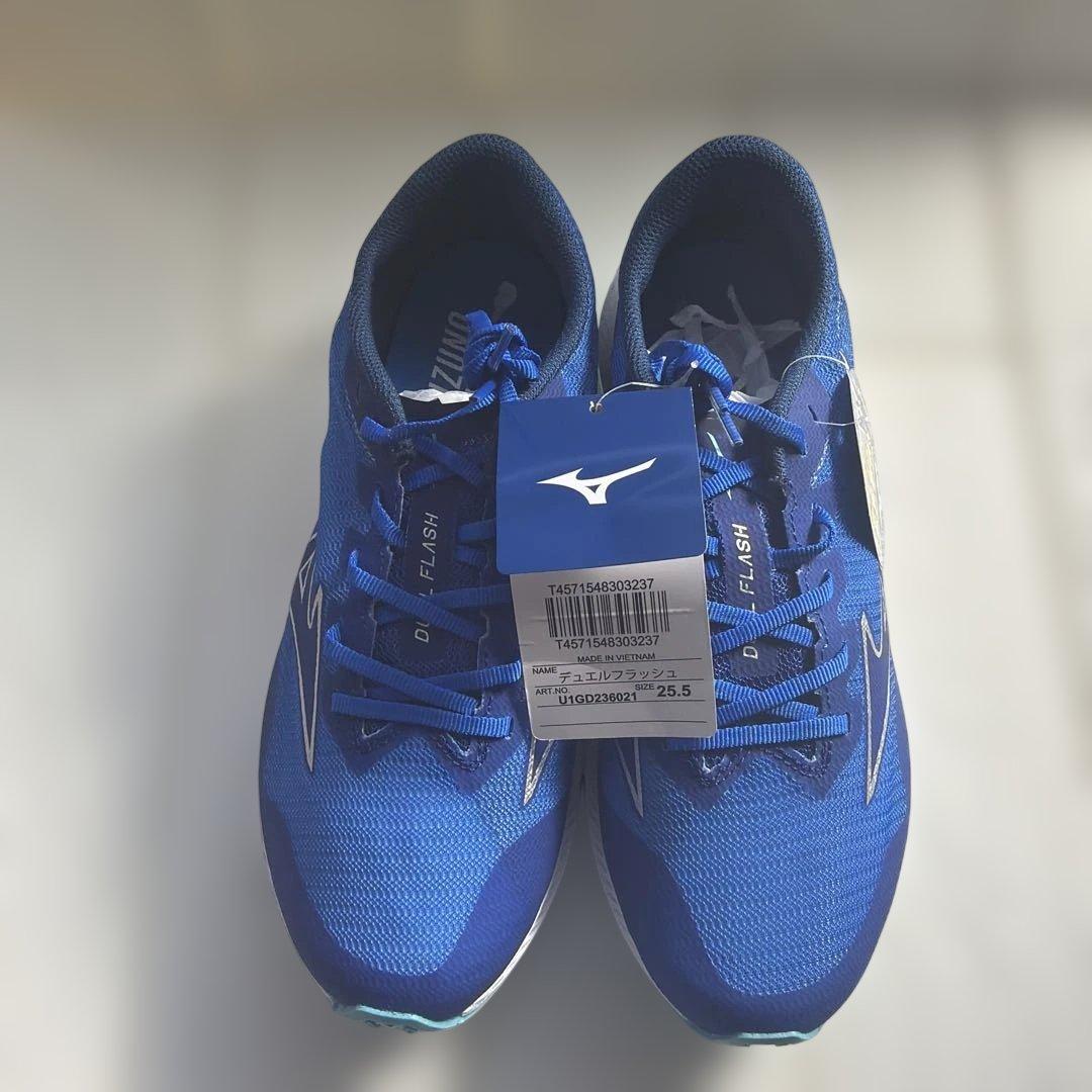 （タグ付き）ミズノ Mizuno デュエルフラッシュ 25.5cm 青