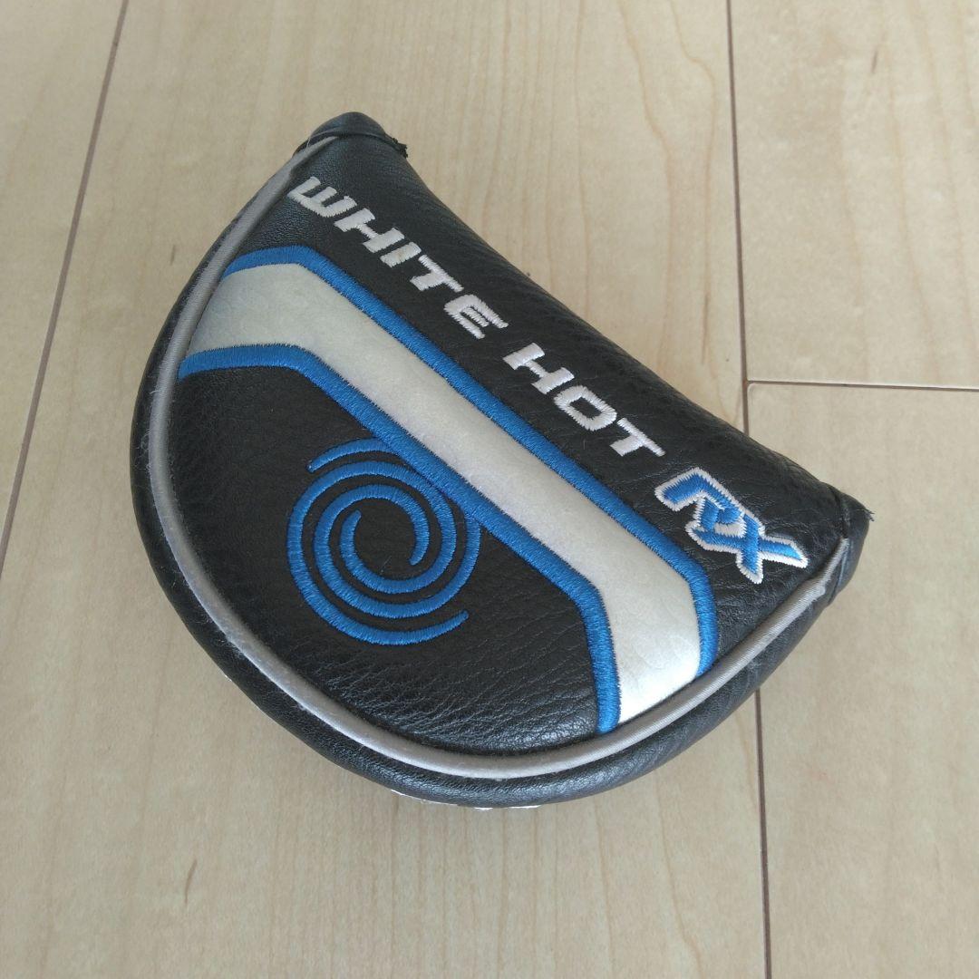 ODYSSEYのWHITE HOT RX5CS　パター　ヘッドカバー付