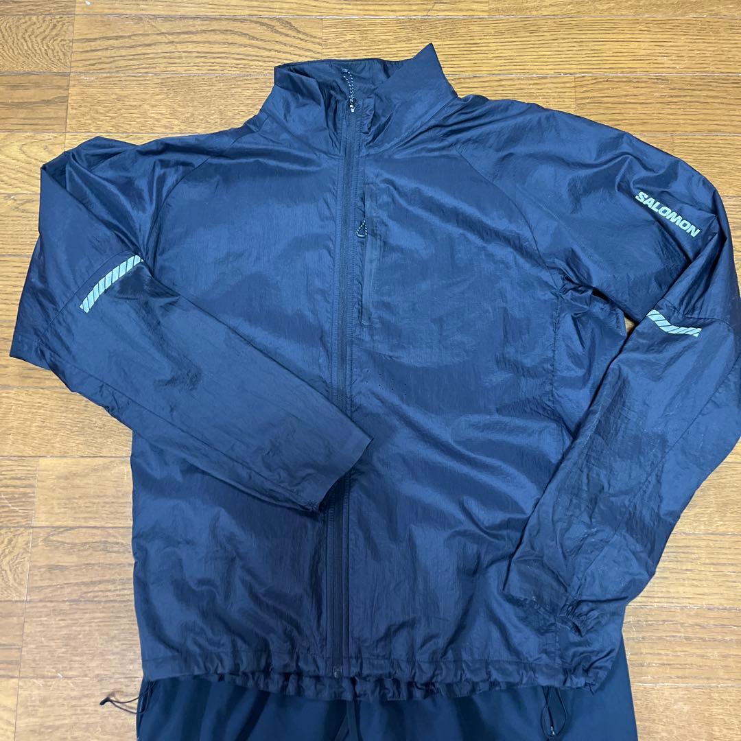 SALOMON 超軽量ブラック トレラン上下セット