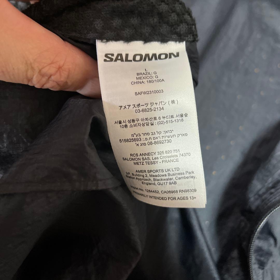 SALOMON 超軽量ブラック トレラン上下セット