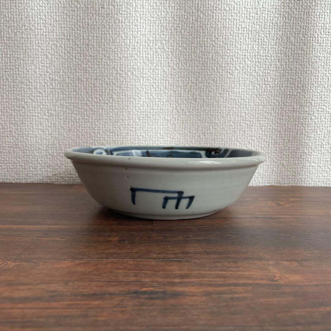 昭和中期 龍構図海老文様 染付小鉢 5枚揃い 昭和レトロ 和食器 古器