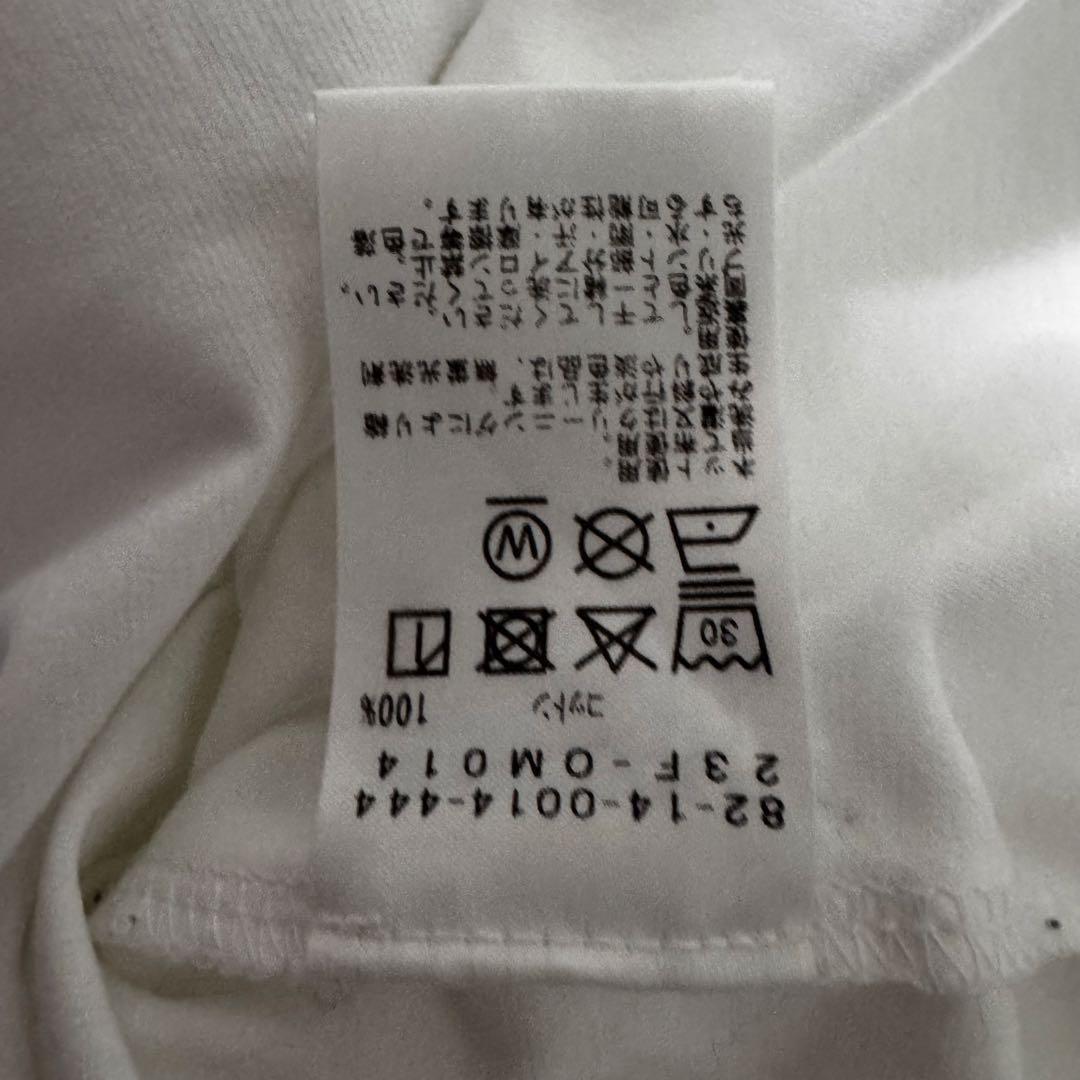 BEAMS GOLF ビームスゴルフ モックネック 長袖 ロゴ ホワイト L