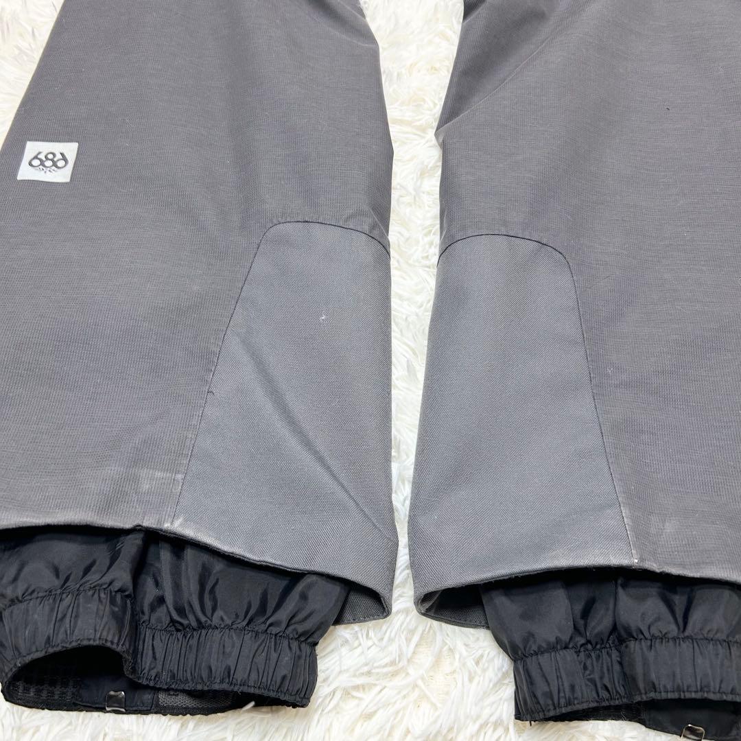 686 スノーボードウェア上下セット　ML GORE-TEX イエロー　ブラック