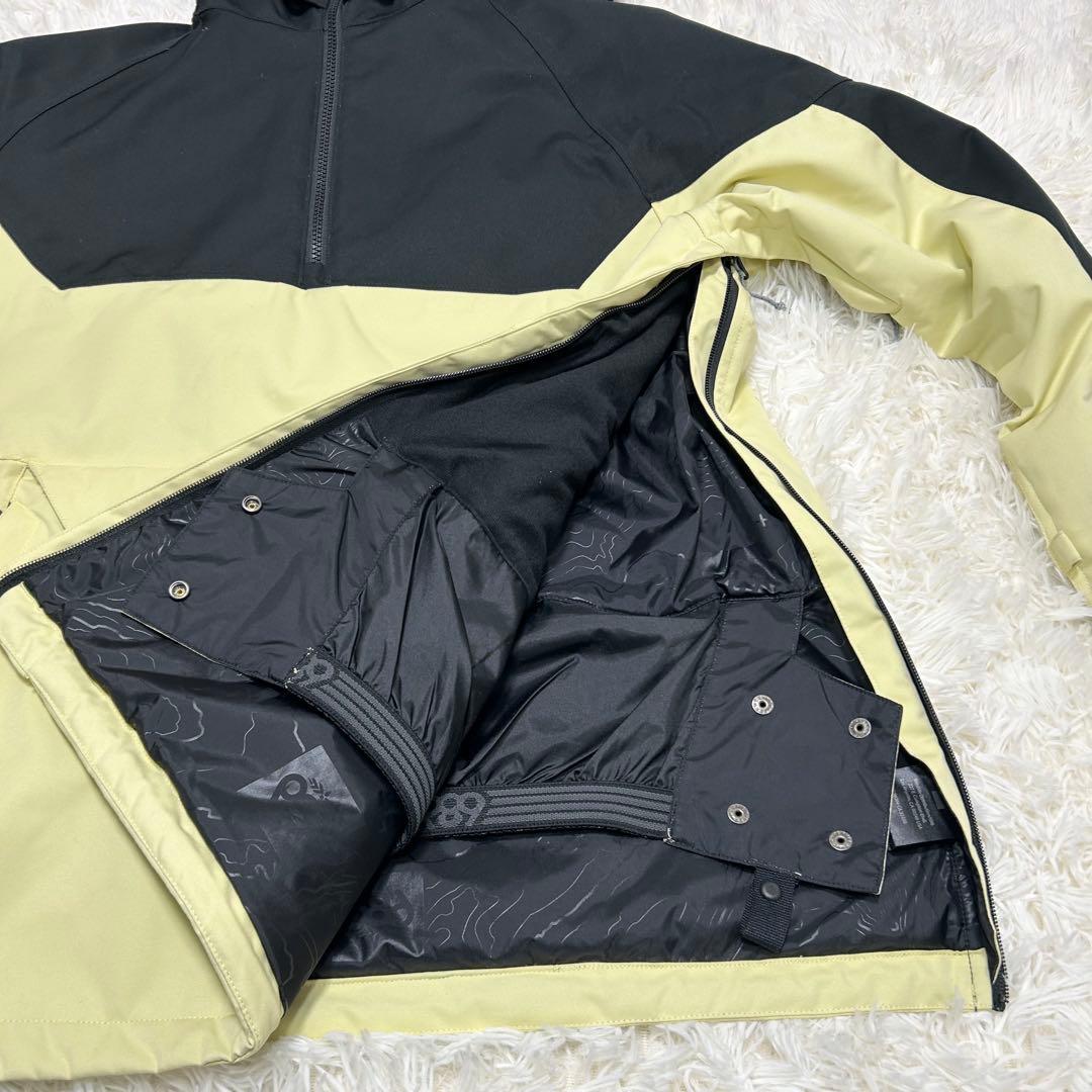 686 スノーボードウェア上下セット　ML GORE-TEX イエロー　ブラック