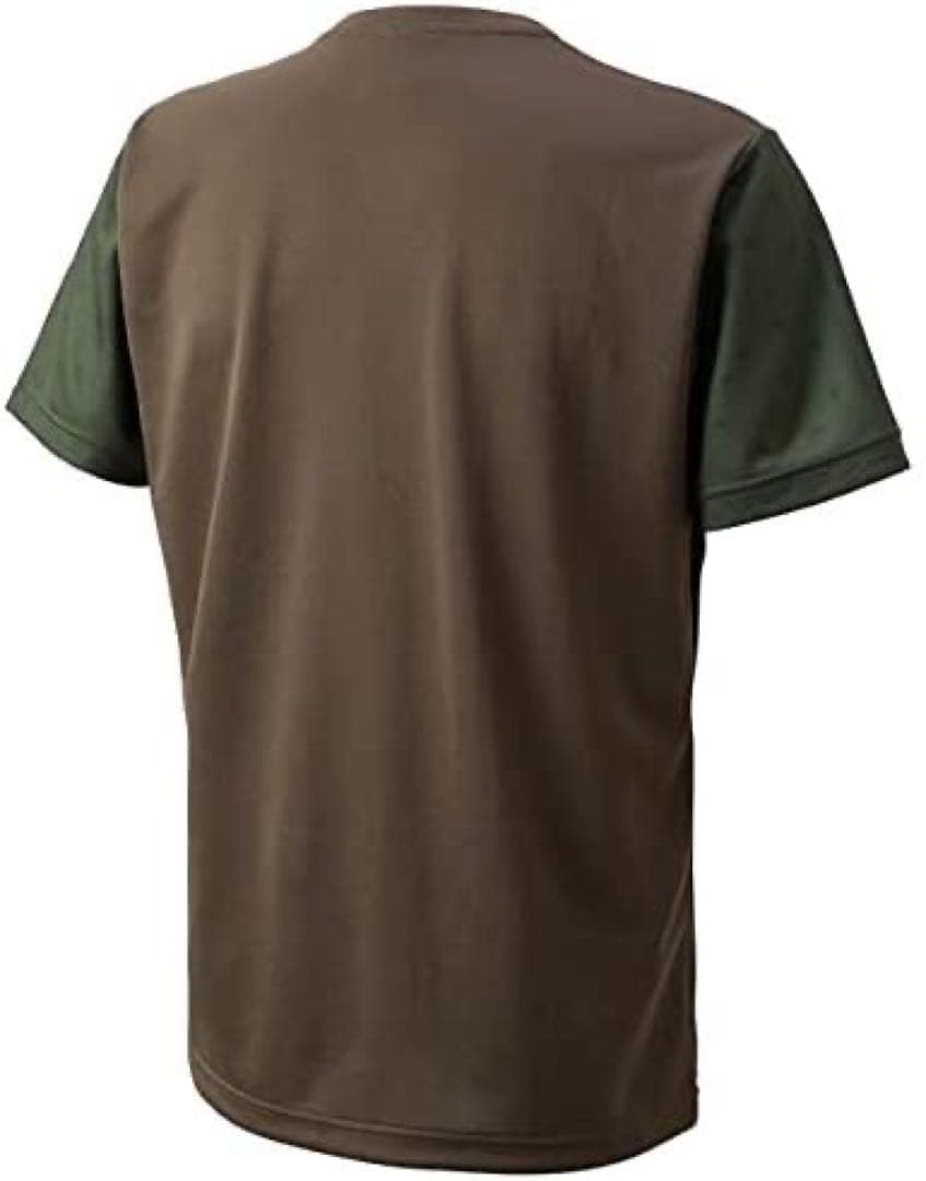 ルコックスポルティフ テニスウェア 半袖ＴシャツQTMSJA10緑 メンズL新品