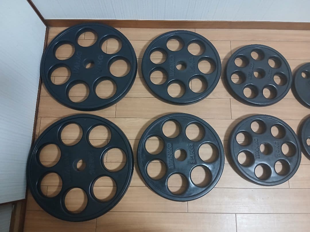 IVANKO (イヴァンコ)オリンピックプレートセット計107.5kg