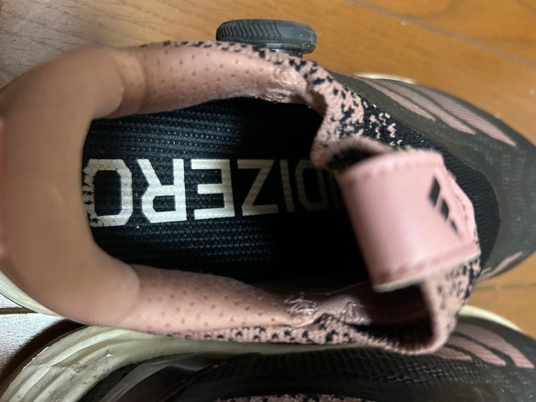 adidas ゴルフシューズ 女性用 ブラック/ピンク　23.0cm