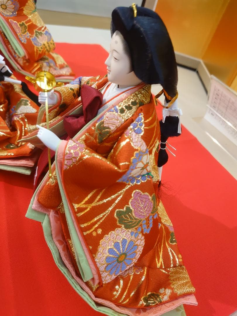 ●金襴衣装三人官女　●おひなさま　●お雛様