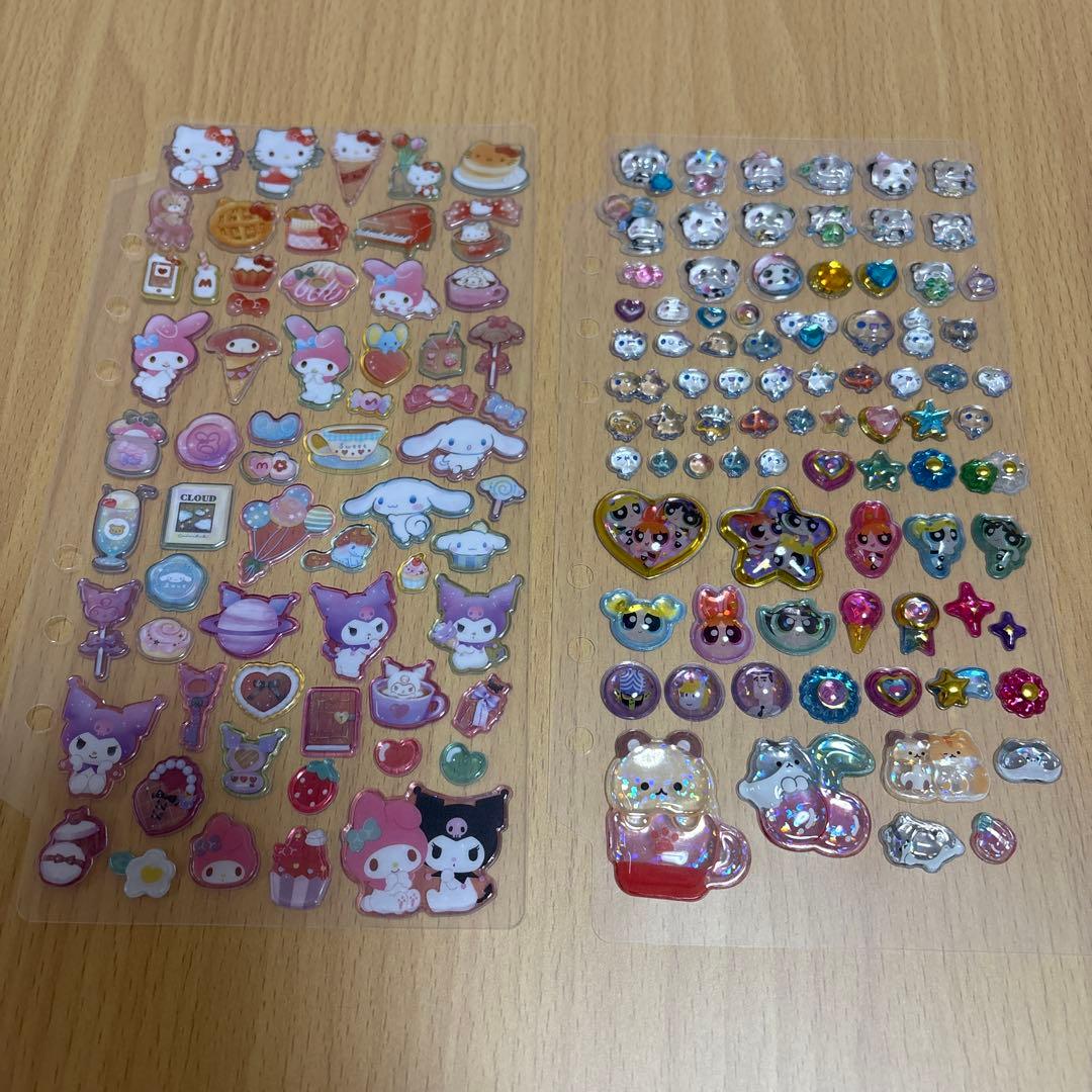 シール帳完成品　ボンボンドロップ　ちいかわ　すみっコぐらし　サンリオ