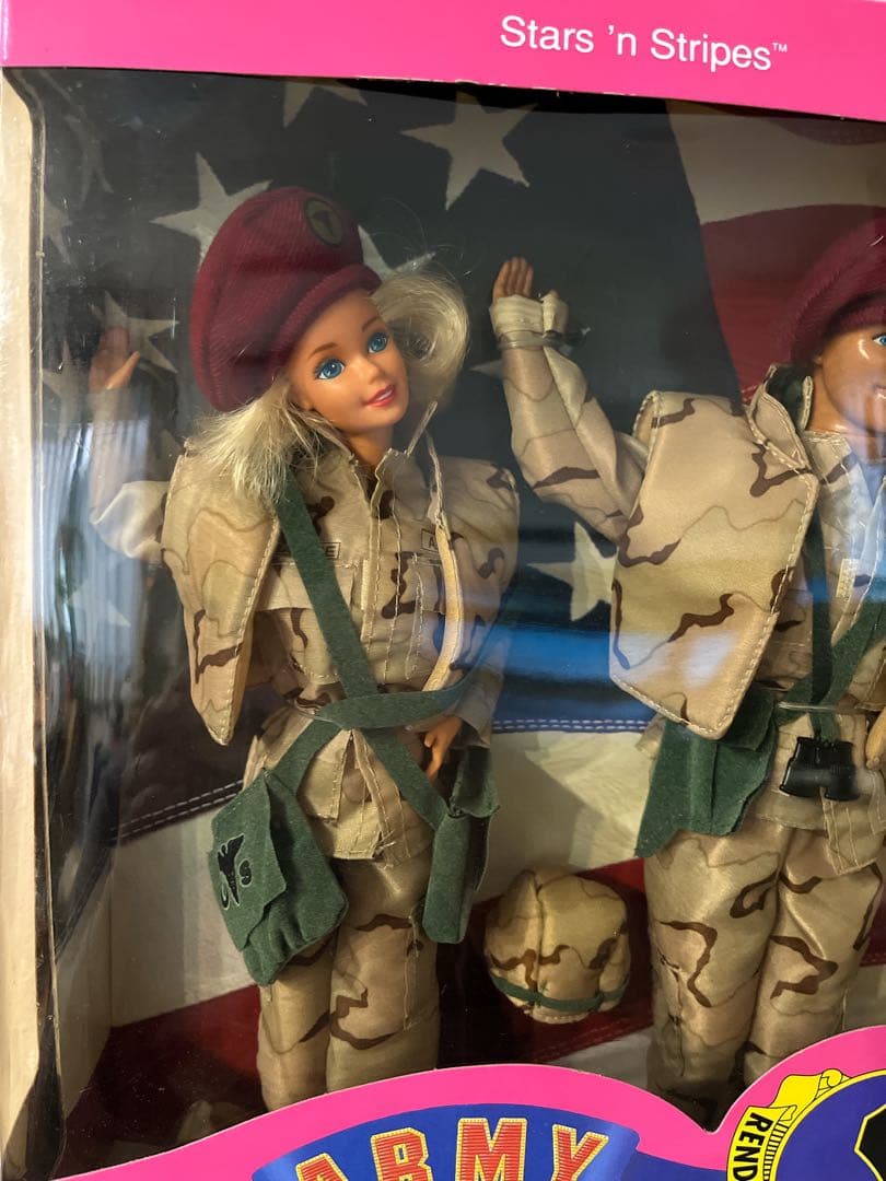 ミリタリー Star'n Stripes ARMY Barbie&Ken DeluxeSet