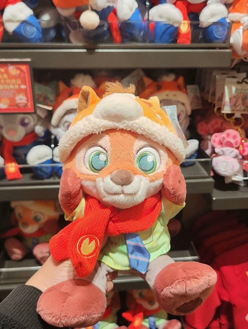 上海ディズニー 限定 ズートピア ニック＆ジュディぬいぐるみセット