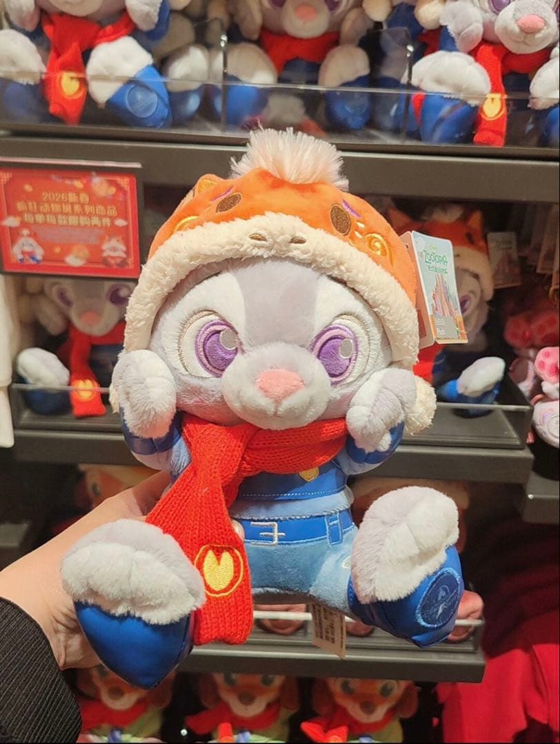 上海ディズニー 限定 ズートピア ニック＆ジュディぬいぐるみセット