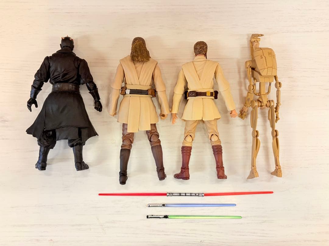 s.h.figuarts スターウォーズ エピソード1 フィギュア 4点セット！