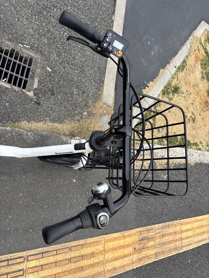 067 中古20㌅ Panasonic電動アシスト自転車　8Ah 大阪