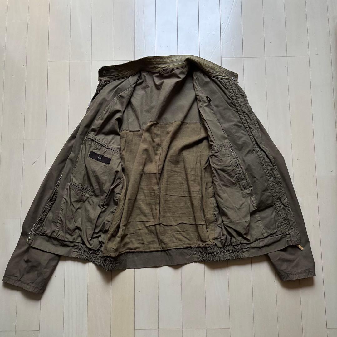 Z ZEGINA コットン×レザー(付属品)ジャケット サイズ L