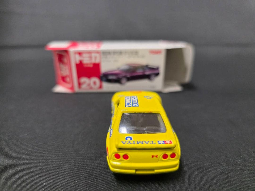 トミカ赤箱20 ニッサンスカイラインGTR R33 くりやま模型特注レア。